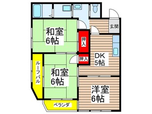 アベニ－ル平井の物件間取画像